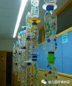 幼儿园矿泉水瓶子吊饰图片