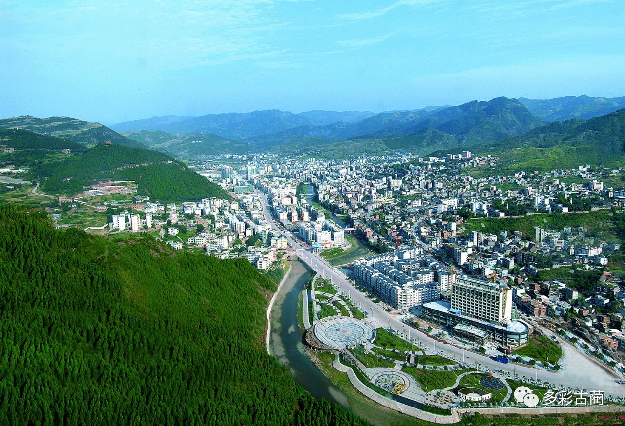 古蔺县全景图片