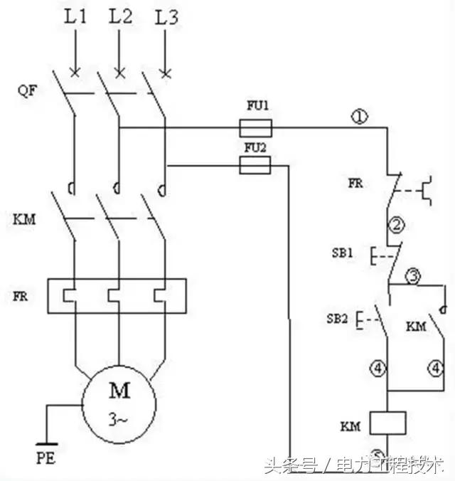 二次启动电机的接线图图片