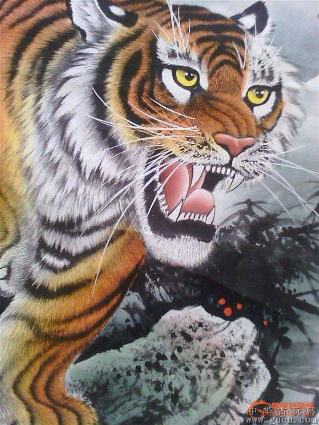 老虎的画像凶猛图片