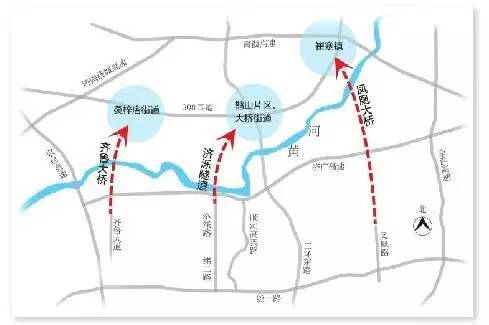 济泺路穿黄确定隧道方案图