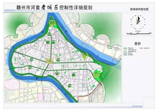 赣州老城区新规划2条地铁线2条快速路古城旅游区