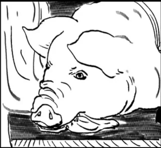 猪腿照片 搞笑漫画图片
