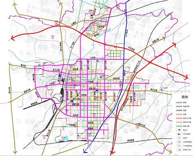 2,现状概况规划范围:新乡市中心城区140平方公里其中:近期2016