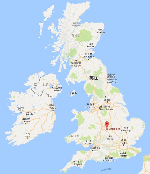 英国考文垂大学地图图片