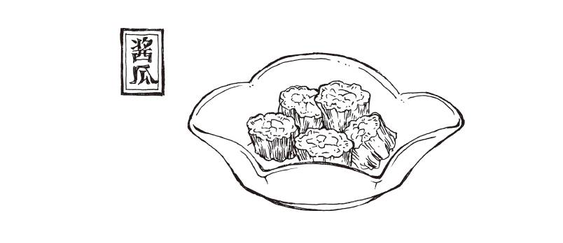 苏州的美食简笔画图片