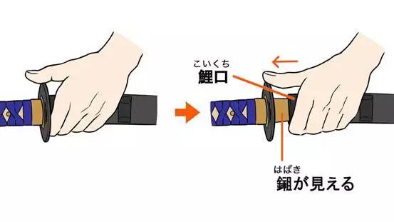 日本刀握刀手势图片