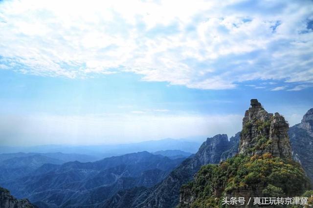 不用去张家界就能玩刺激的河北白云山景观尽收眼底