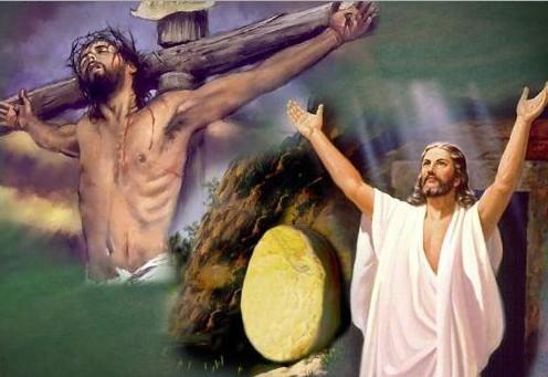席间,马利亚捧着一只鸡蛋说:耶稣复活了!