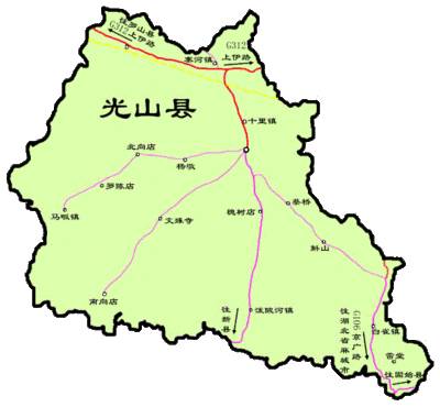 光山县各乡镇地图图片