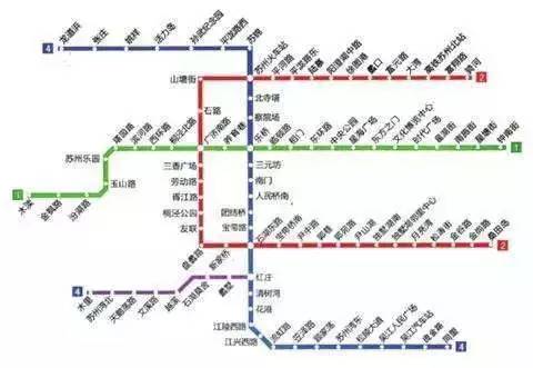 苏州地铁4号线线路图片