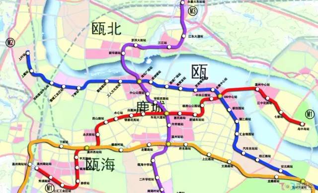 温州四条地铁确定,路过的地方都要发财了!