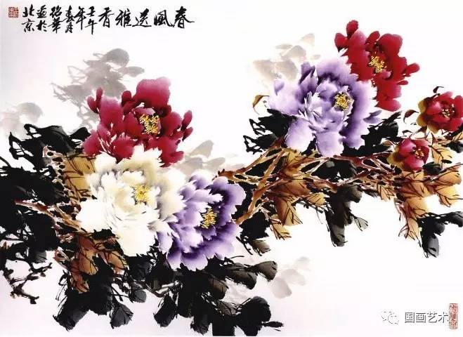 王绍华画牡丹步骤教学图片