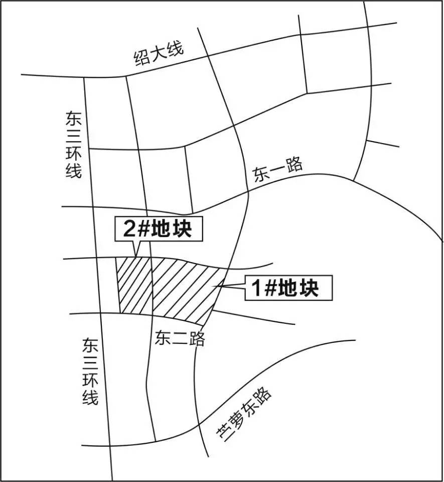 出让地块示意图