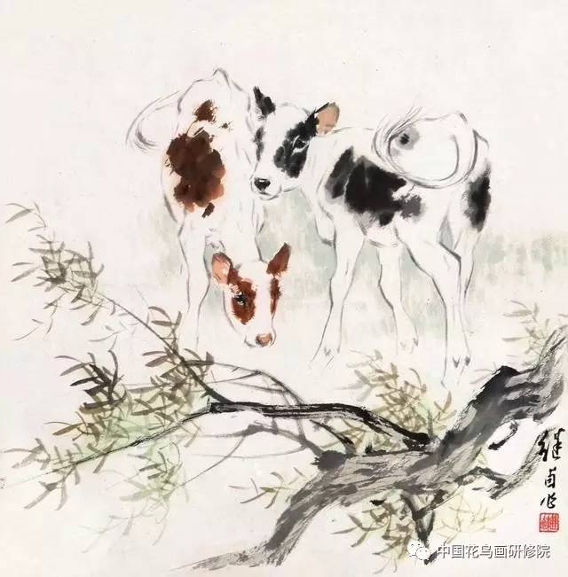 刘继卣羊国画作品图图片