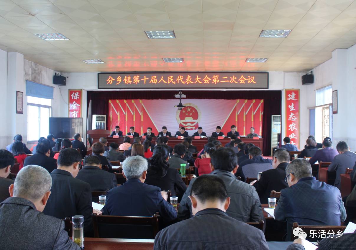 开会啦!分乡镇召开第十届人民代表大会第二次会议