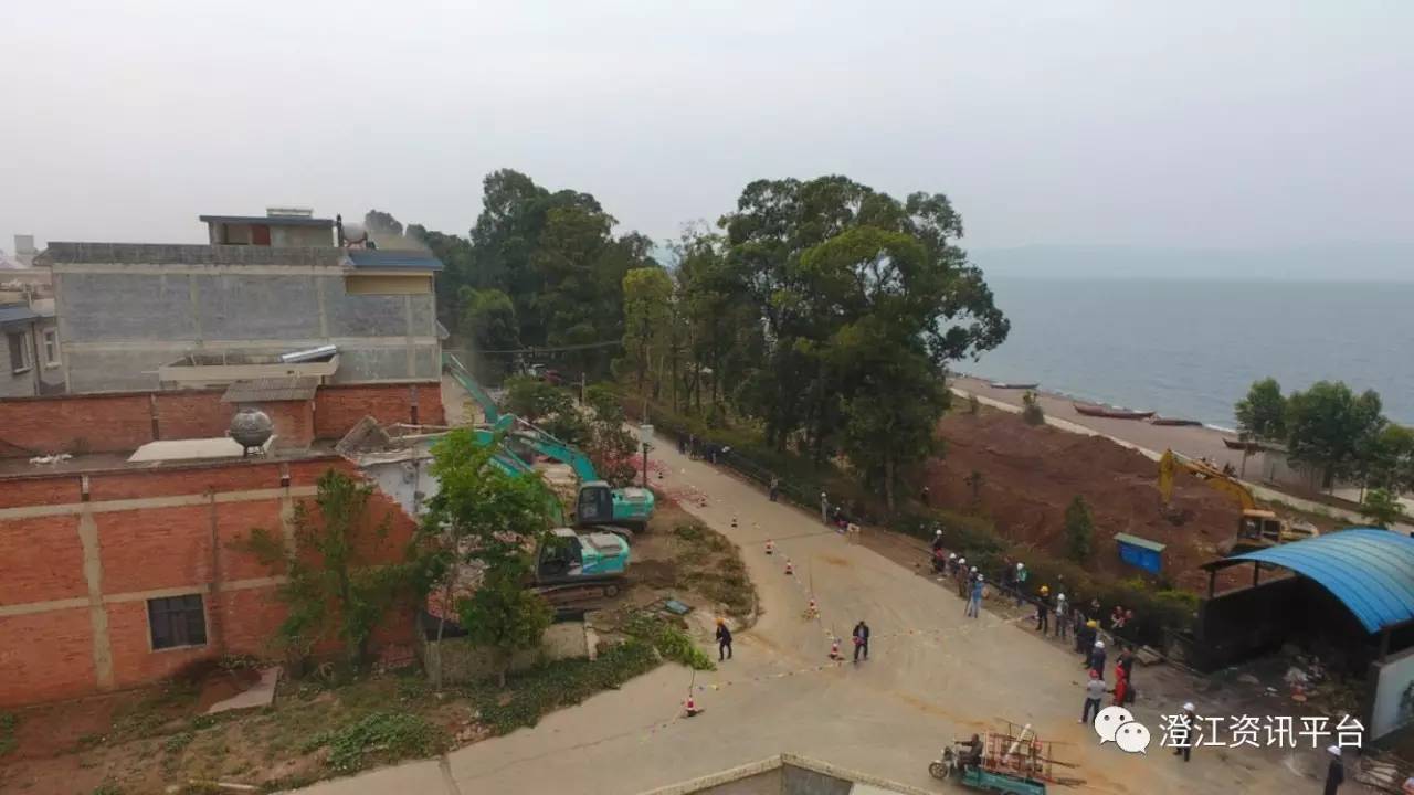 广龙旅游小镇项目建设指挥部以抚仙湖生态保护为宗旨,以实现澄江全域