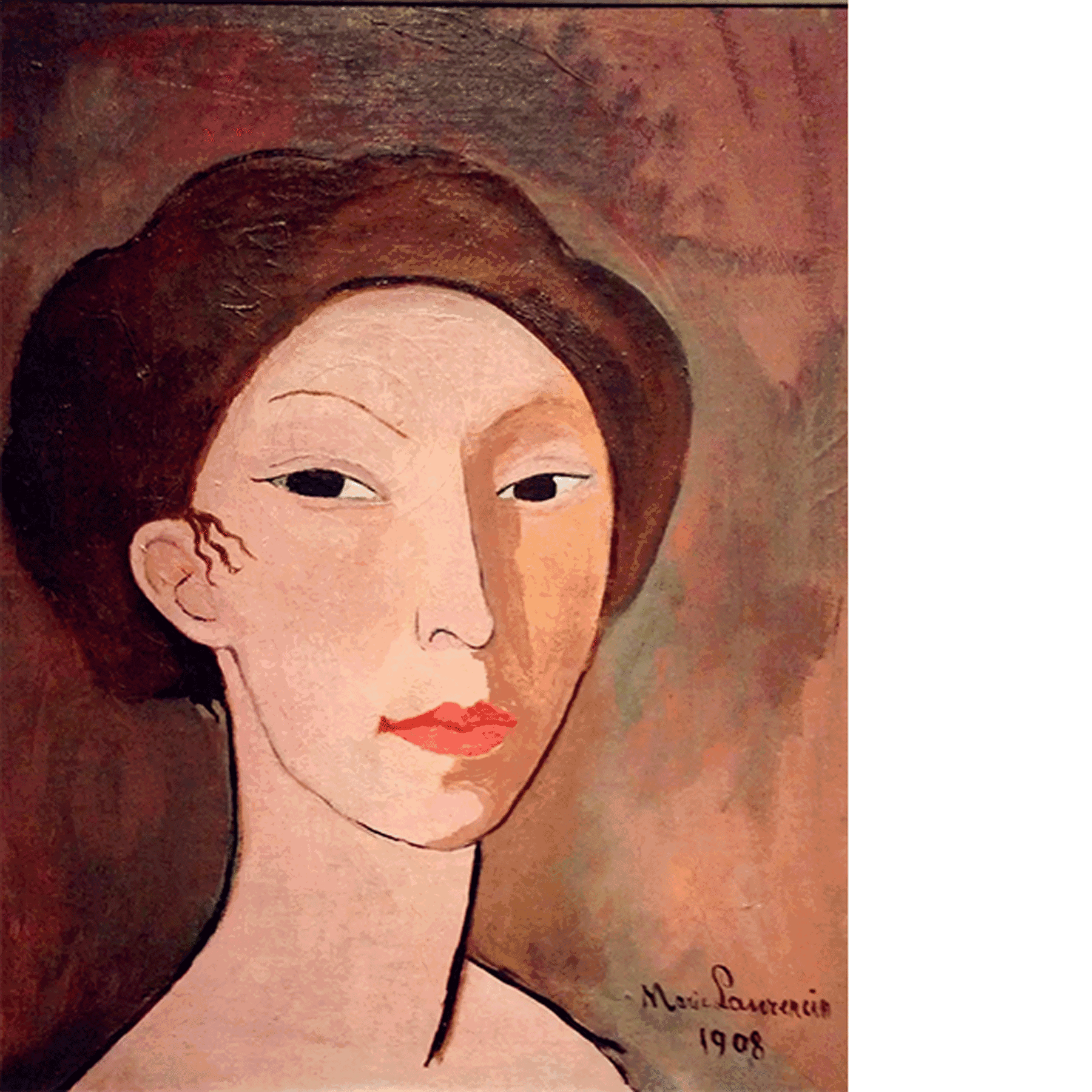marielaurencin美术史独一无二的女画家连毕加索都为她的画倾心