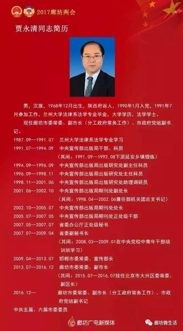 廊坊市副市长张秉舜图片