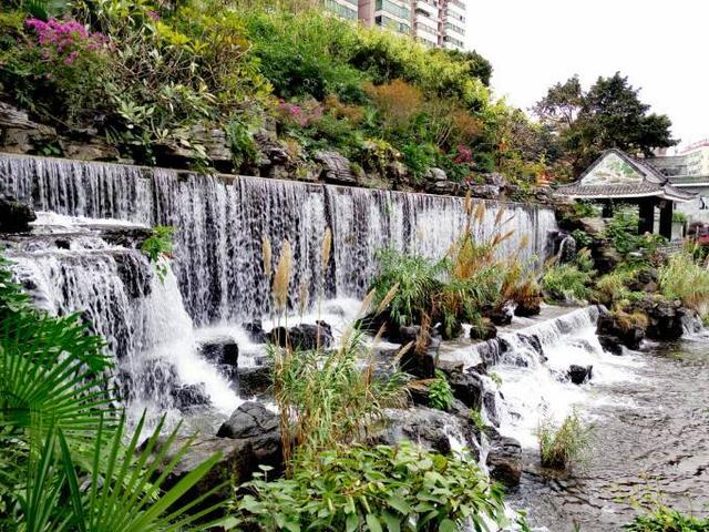 東濠湧源頭水景