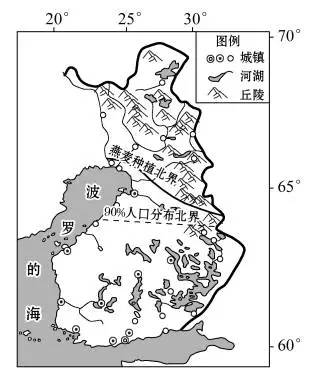 芬兰人口分布特点图片