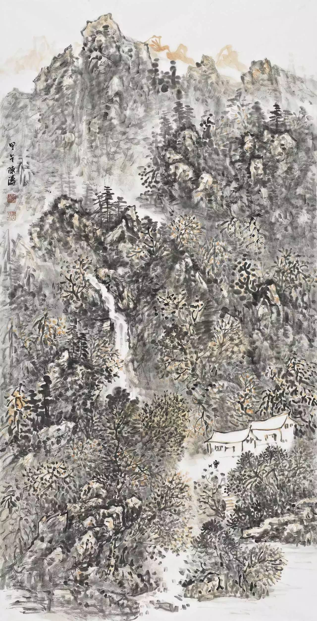 陈涛《无题》138×69cm 2014年