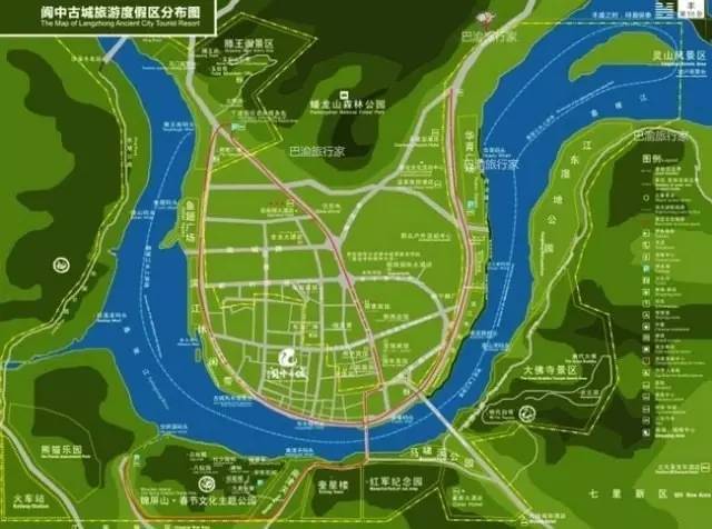 阆中市柏垭镇地图图片