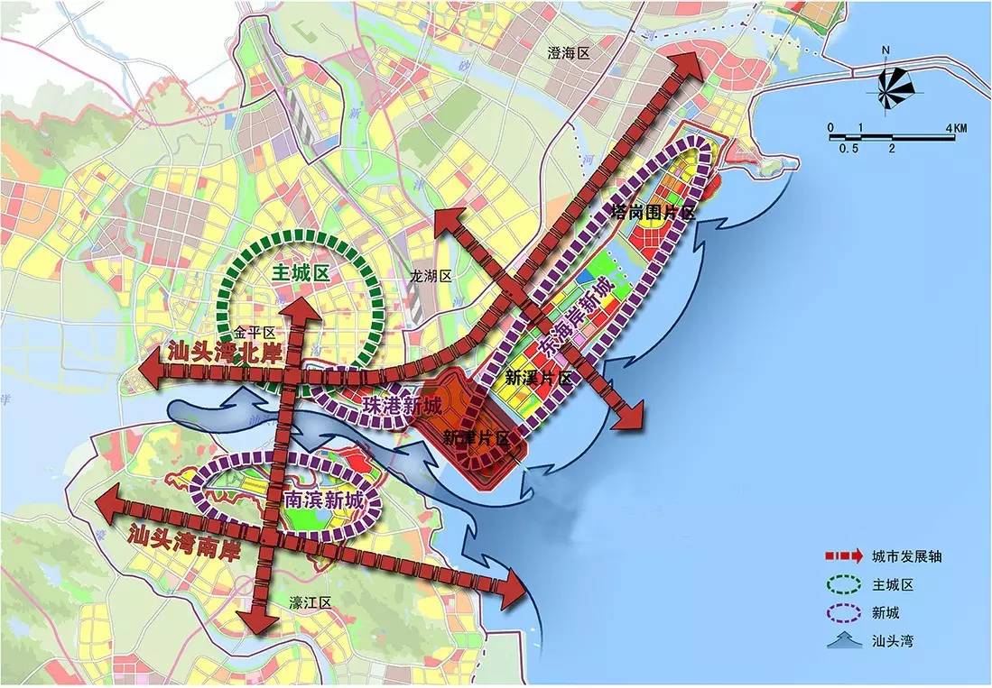 汕头东海岸规划图图片