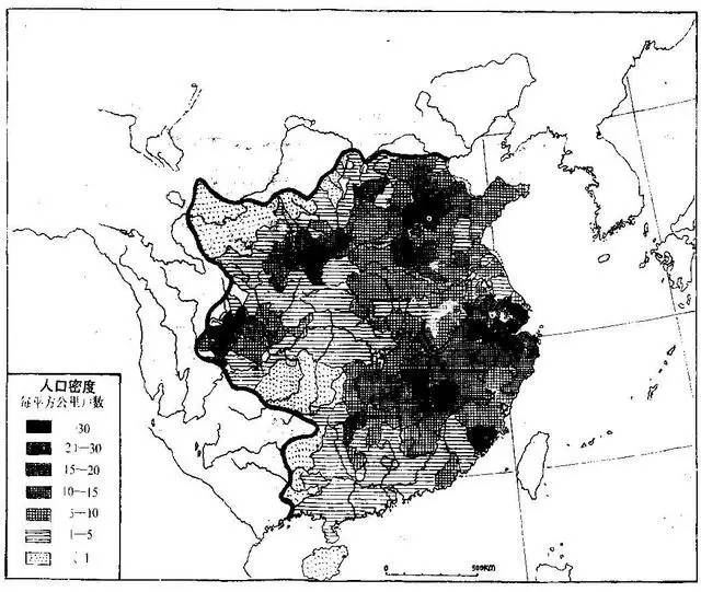 北宋人口分布图图片