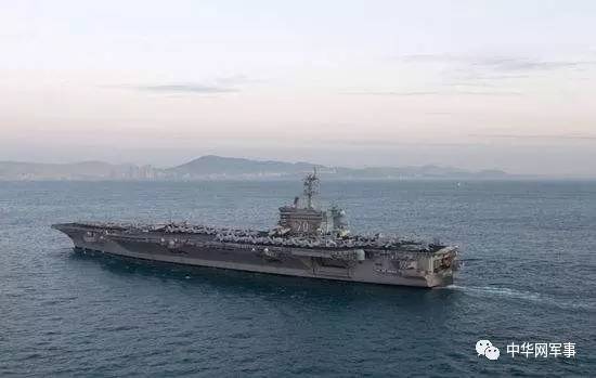 朝鲜海域何来航母?真相:尚在军演或被派往中东