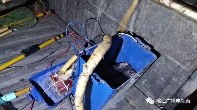 縣漁政站一晚收繳電打魚機6臺