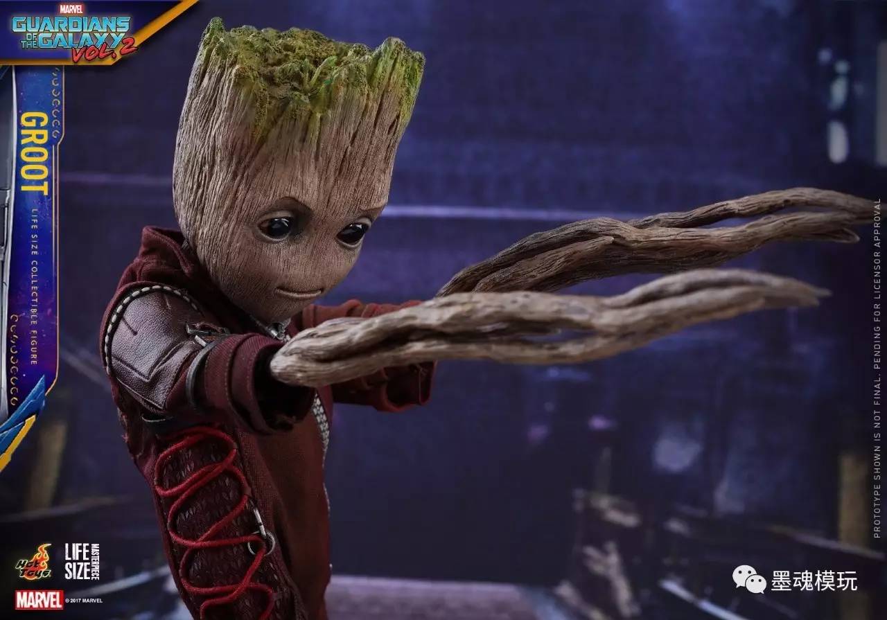 hthottoys11全比例lms004银河护卫队2小树人格鲁特groot