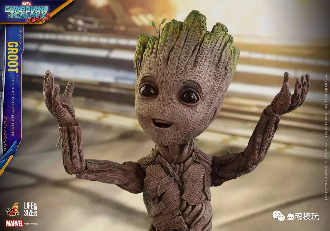 hthottoys11全比例lms004银河护卫队2小树人格鲁特groot