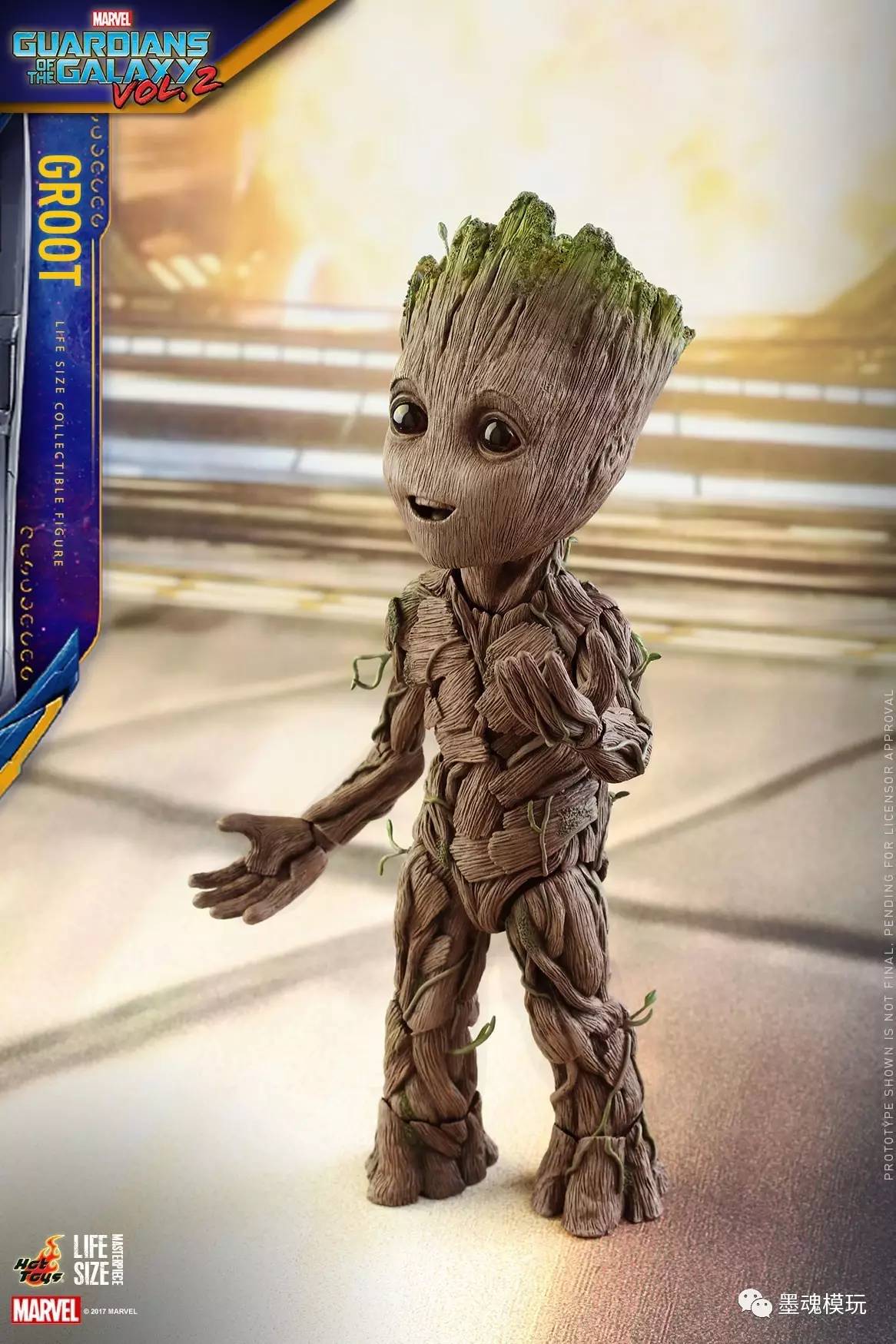 hthottoys11全比例lms004银河护卫队2小树人格鲁特groot