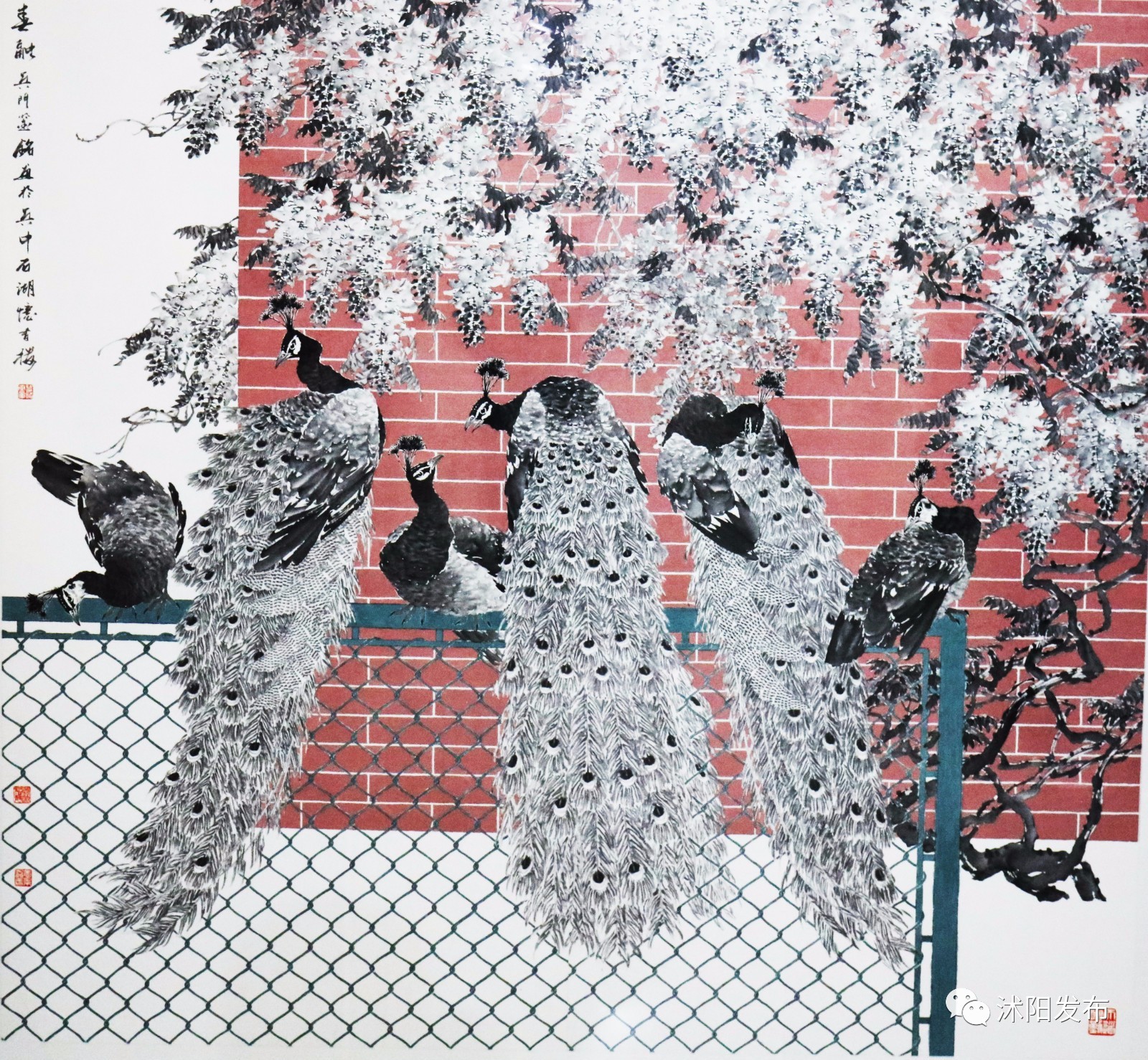 中国百家金陵画展获奖作品亮相沭阳美术馆,精彩作品让您大饱眼福!