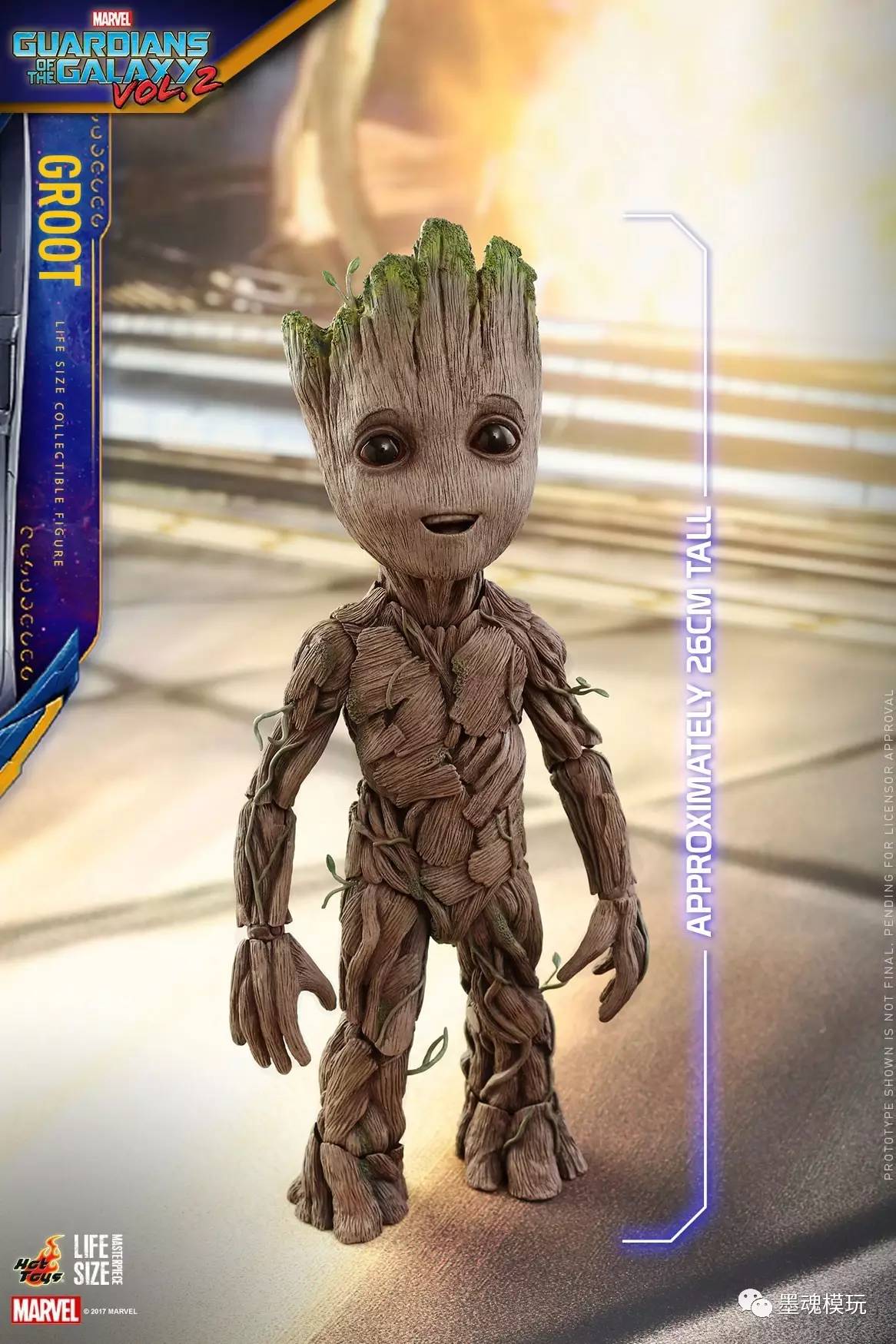 hthottoys11全比例lms004银河护卫队2小树人格鲁特groot