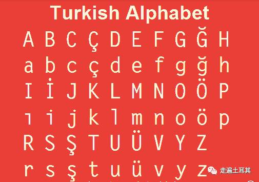 土耳其字母缩写图片
