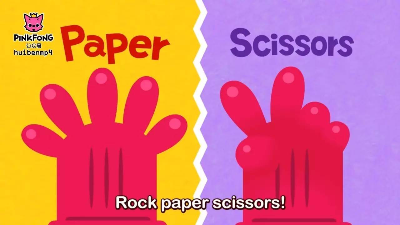 剪刀paper布rock石頭視頻在文章底部rock paper scissors 石頭剪刀布