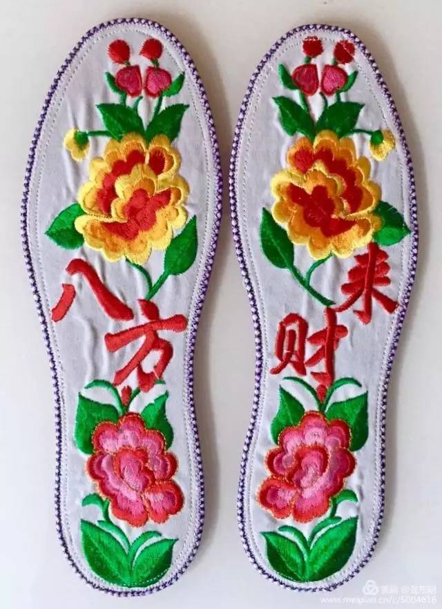 菊花鞋垫花样图片