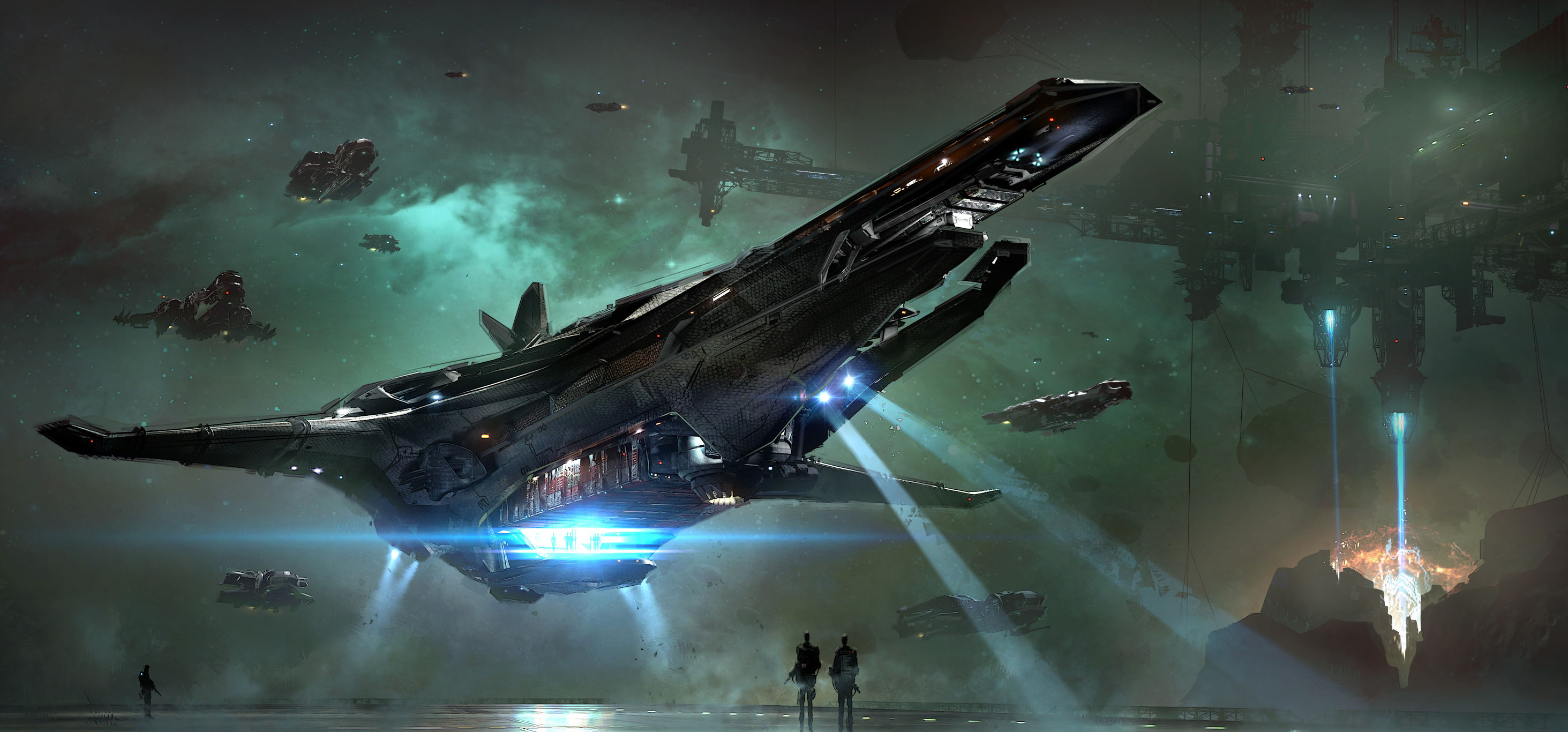 未来世界体型庞大的宇宙战舰,会不会是一切敌人的梦魔?