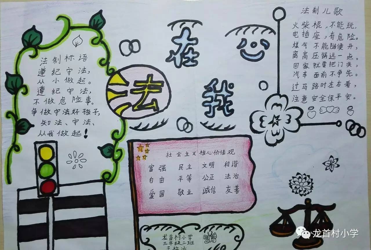 關愛明天,普法先行——龍首村小學開展青少年法律知識競賽活動