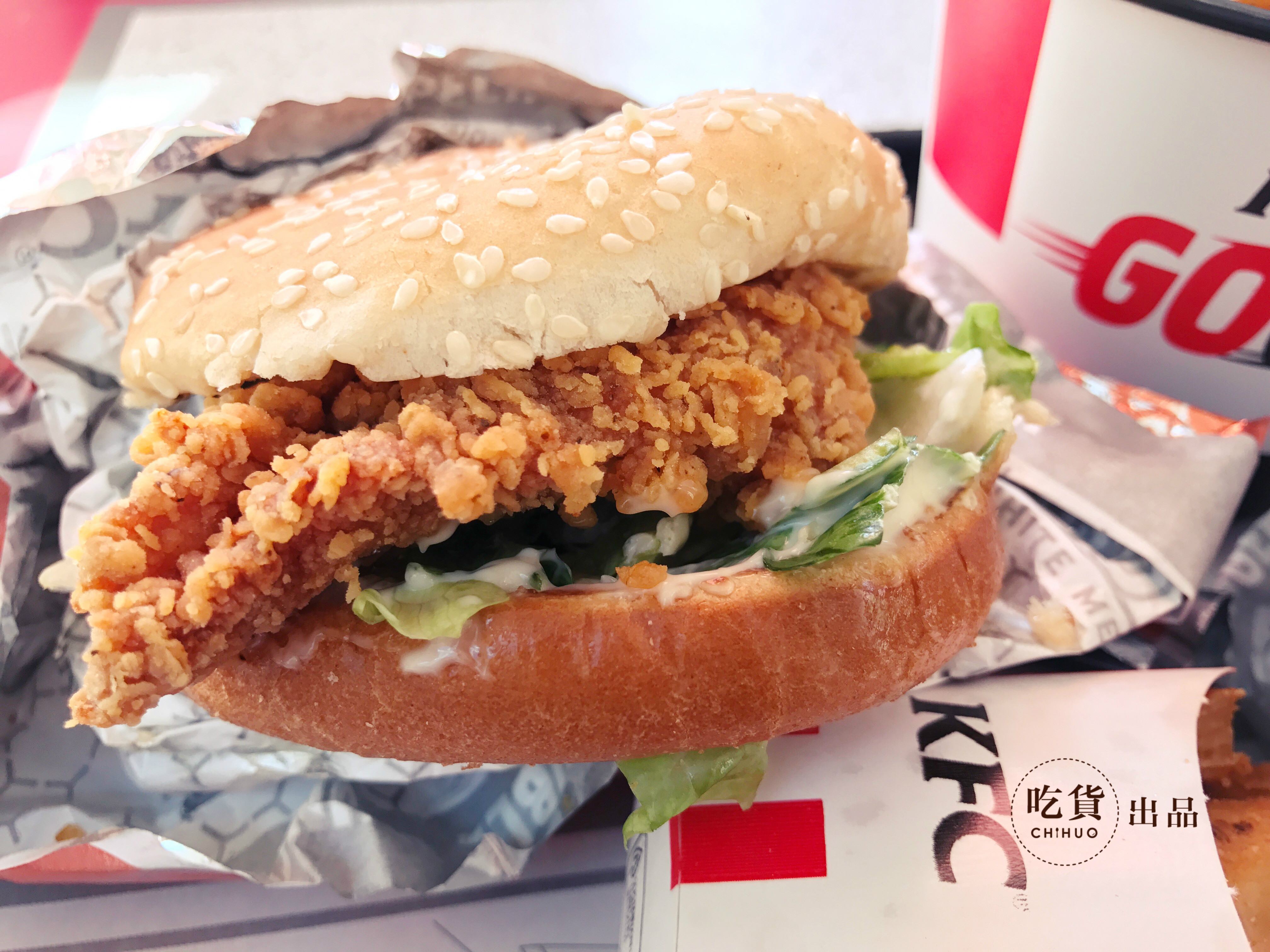 香辣鸡腿堡终于登陆美帝kfc 第一篇热辣评测出炉