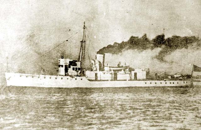 巡防艇 义宁号巡防艇在1938年六月二十六日在湖口白许镇被日机炸伤