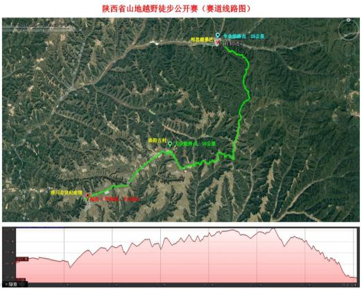 陕西省山地越野徒步公开赛5月6日洛川举行