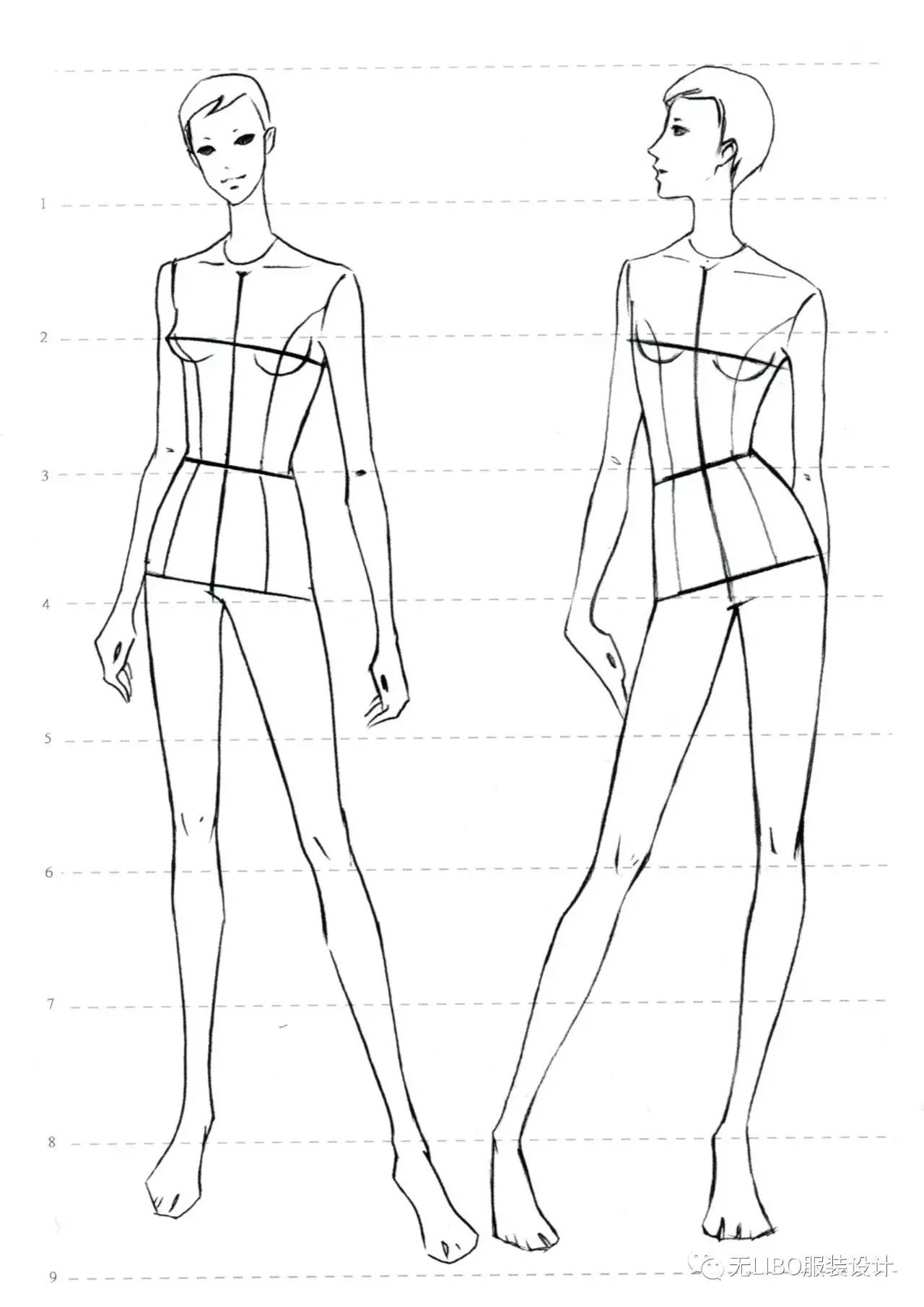 服装画人体表现技法(最新服装人体合辑)