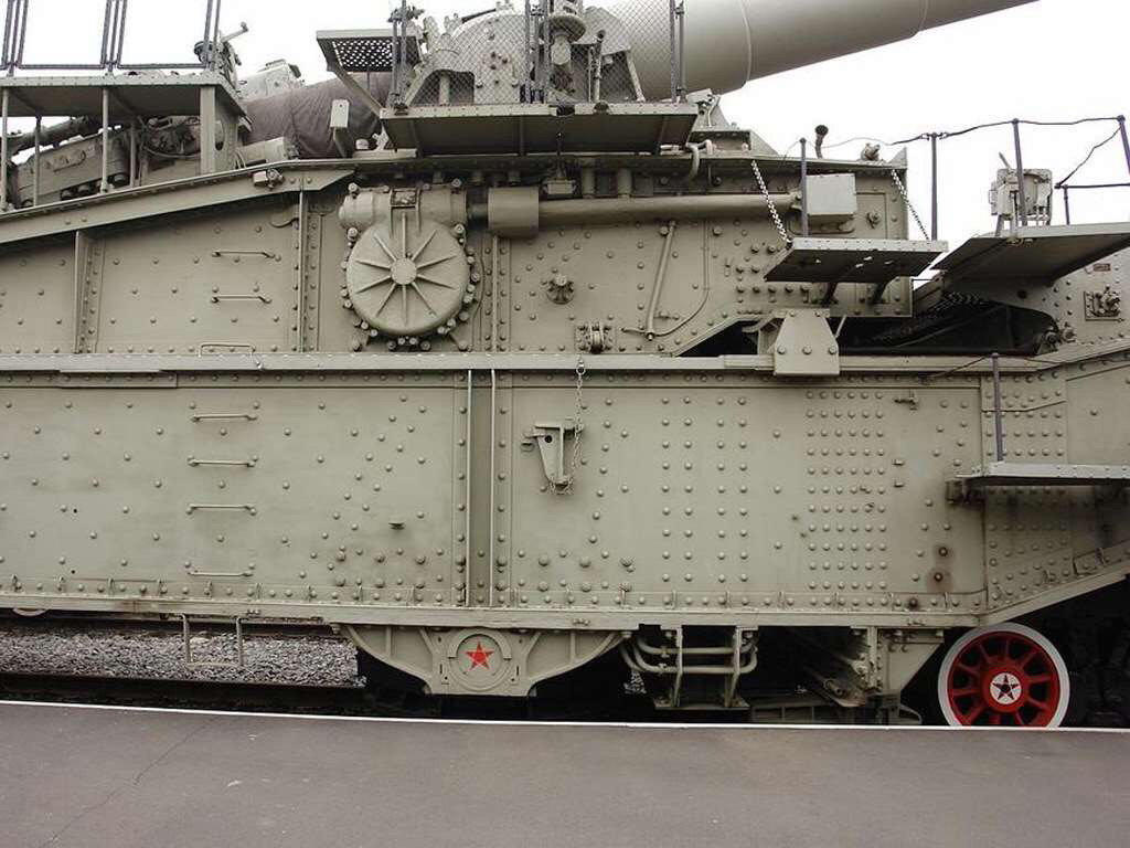 战斗民族这个很猛tm312型铁道炮