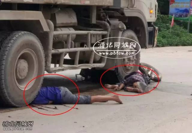 78钦州两老人被卷入车底惨遭碾压,1死1重伤!