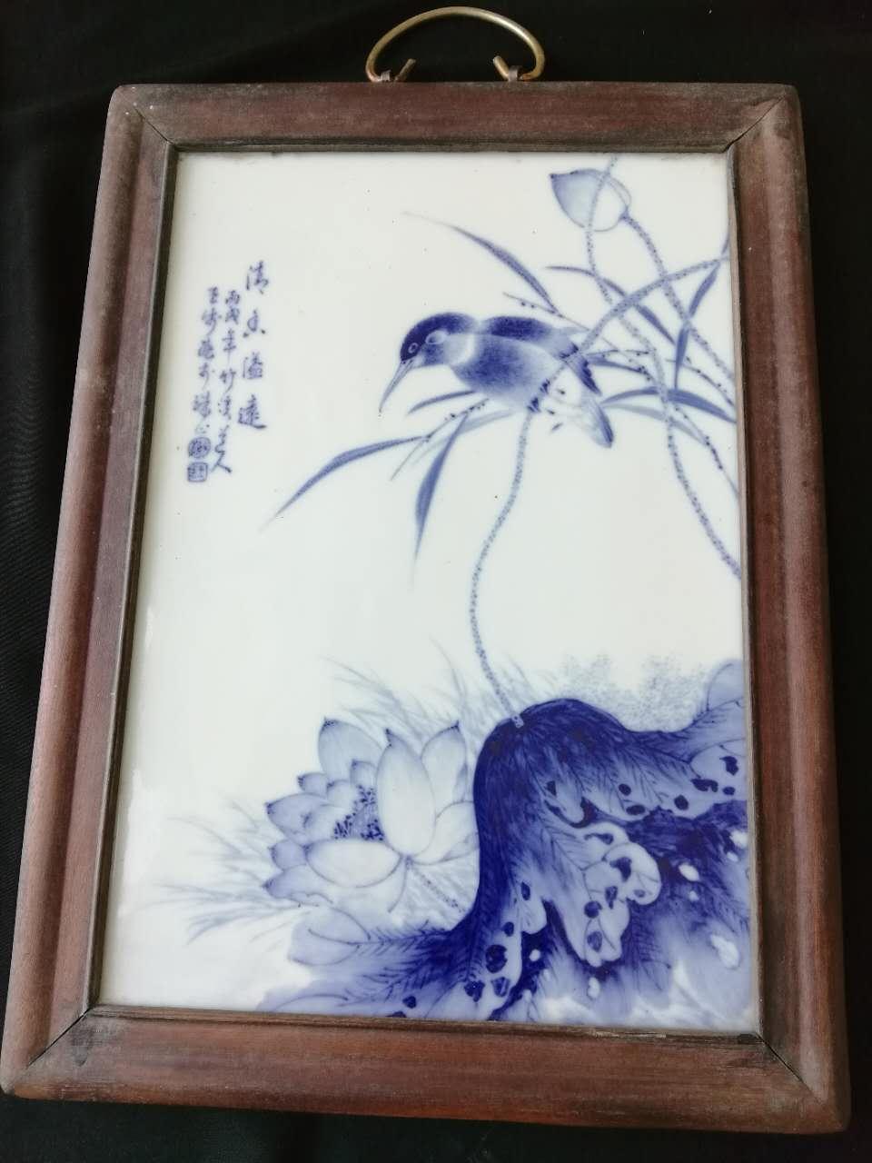 家传王步花鸟瓷板画,估价10万差点被两千买走
