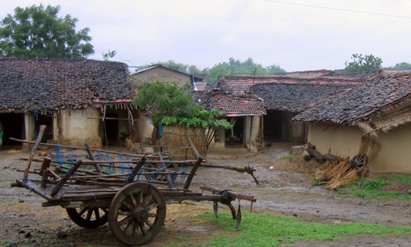 印度农村的真实生活图片