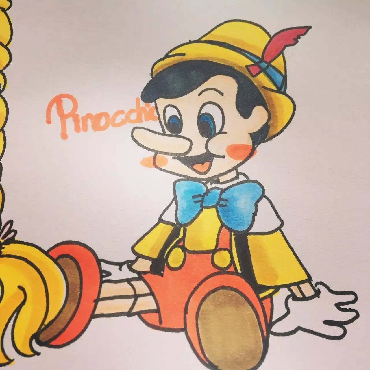 匹诺曹的画画图像图片